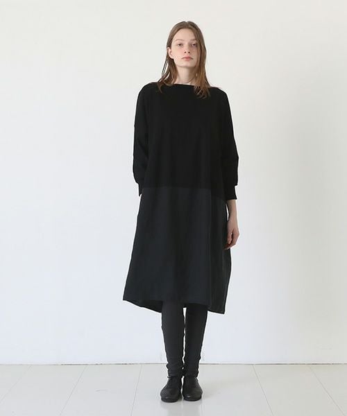 Mochi / home&miles.モチ / ホーム＆マイルズ.layered one piece [black]