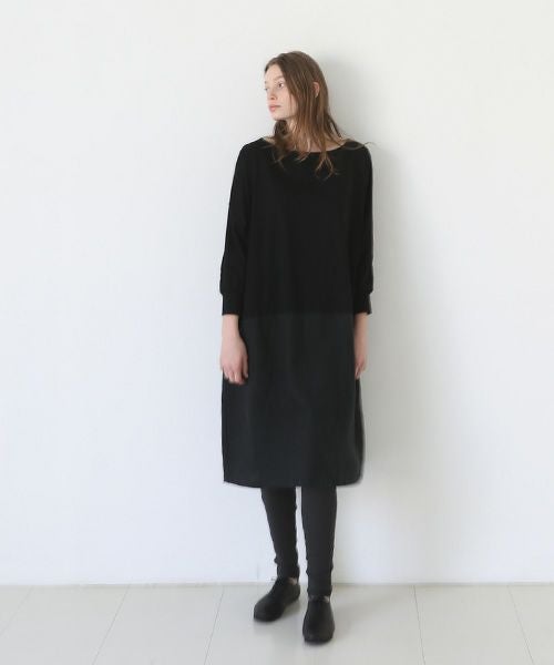 Mochi / home&miles.モチ / ホーム＆マイルズ.layered one piece [black]