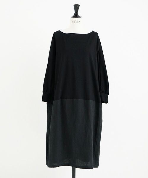 Mochi / home&miles.モチ / ホーム＆マイルズ.layered one piece [black]
