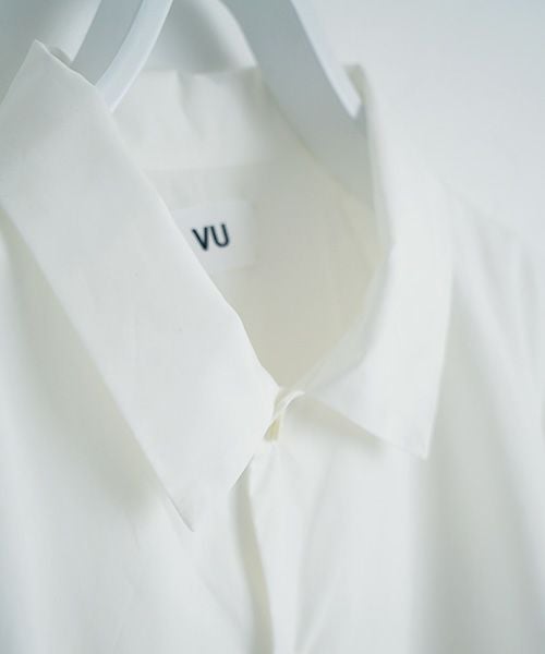 VU.ヴウ.ballon shirt-FINX COTTON vu-a23-s01[OFF WHITE]