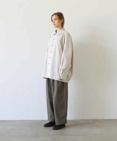 VU.ヴウ.ballon shirt-FINX COTTON vu-a23-s01[OFF BEIGE]