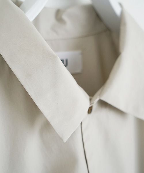 VU.ヴウ.ballon shirt-FINX COTTON vu-a23-s01[OFF BEIGE]