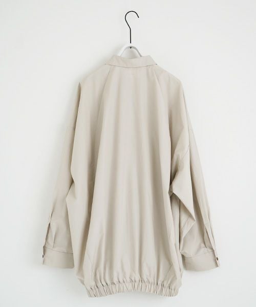 VU.ヴウ.ballon shirt-FINX COTTON vu-a23-s01[OFF BEIGE]