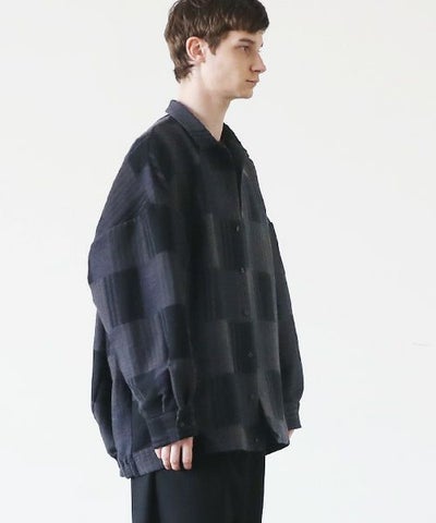 VU.ヴウ.check ballon shirt vu-a23-s01[CHECK]