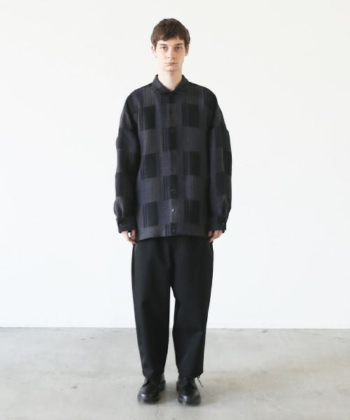 VU.ヴウ.check ballon shirt vu-a23-s01[CHECK]