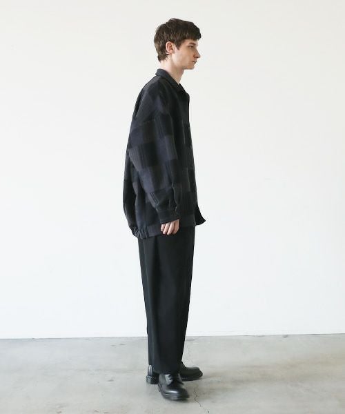 VU.ヴウ.check ballon shirt vu-a23-s01[CHECK]