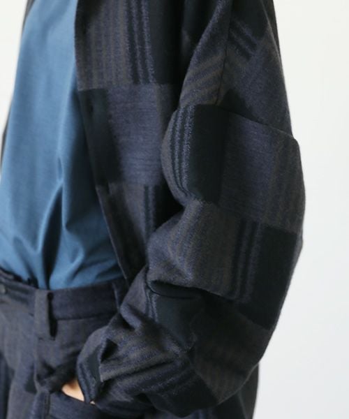 VU.ヴウ.check ballon shirt vu-a23-s01[CHECK]