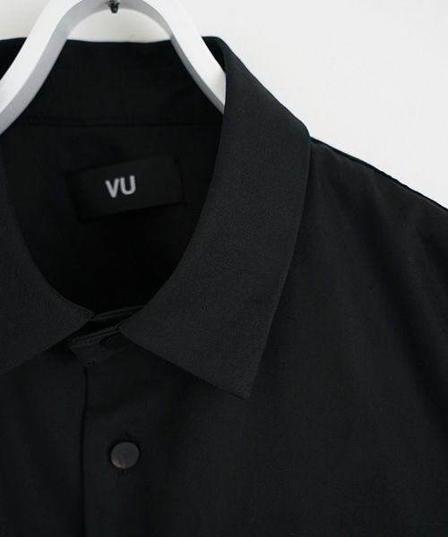 flight shirt-FINX COTTON vu-a23-s02[BLACK]