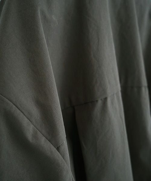 VU.ヴウ.flight shirt-FINX COTTON vu-a23-s02[DARK KHAKI]