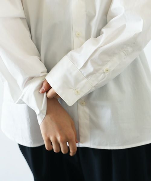VU.ヴウ.base shirt-FINX COTTON vu-a23-s03[OFF WHITE]