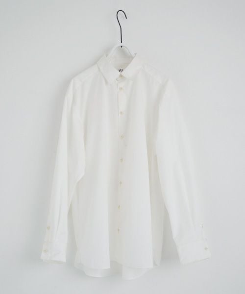 VU.ヴウ.base shirt-FINX COTTON vu-a23-s03[OFF WHITE]