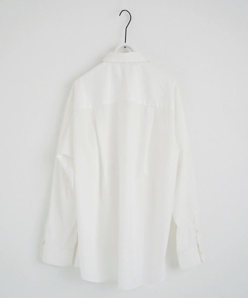 VU.ヴウ.base shirt-FINX COTTON vu-a23-s03[OFF WHITE]