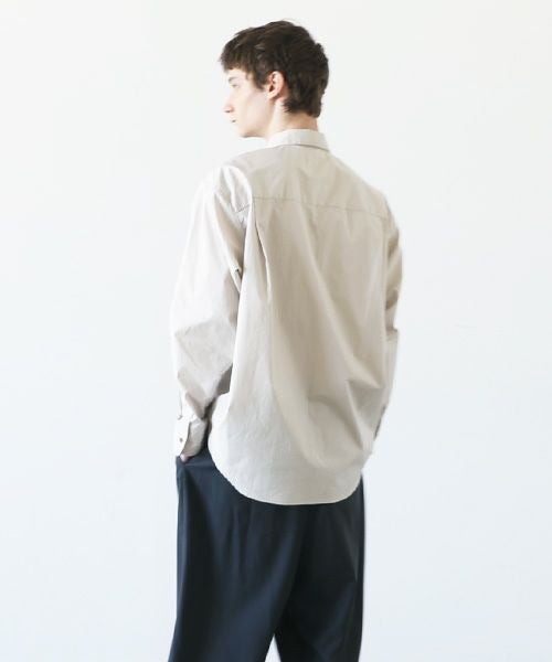 VU.ヴウ.base shirt-FINX COTTON vu-a23-s03[OFF BEIGE]