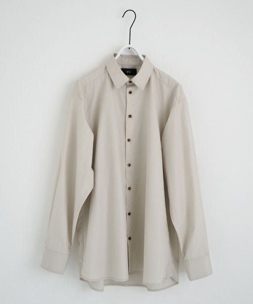 VU.ヴウ.base shirt-FINX COTTON vu-a23-s03[OFF BEIGE]