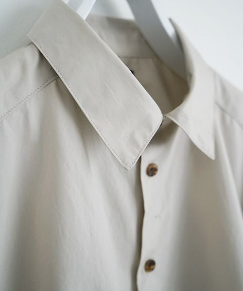 VU.ヴウ.base shirt-FINX COTTON vu-a23-s03[OFF BEIGE]