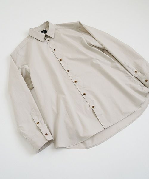VU.ヴウ.base shirt-FINX COTTON vu-a23-s03[OFF BEIGE]
