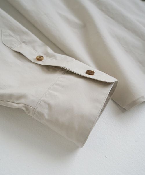 VU.ヴウ.base shirt-FINX COTTON vu-a23-s03[OFF BEIGE]