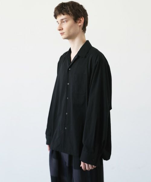 VU.ヴウ.open shirt vu-a23-s04[BLACK]
