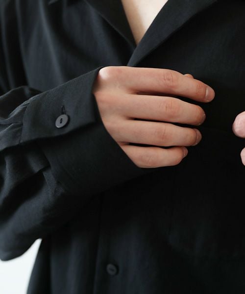 VU.ヴウ.open shirt vu-a23-s04[BLACK]