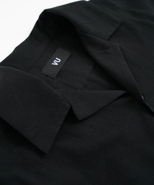 VU.ヴウ.open shirt vu-a23-s04[BLACK]