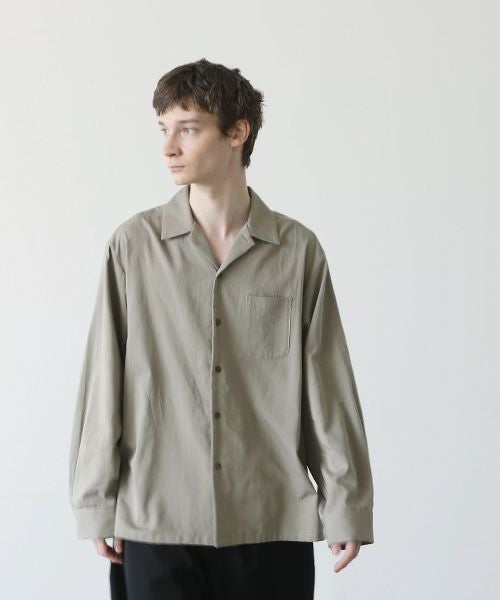 VU.ヴウ.open shirt vu-a23-s04[GREIGE]