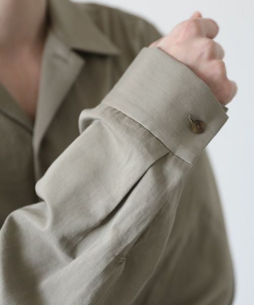 VU.ヴウ.open shirt vu-a23-s04[GREIGE]