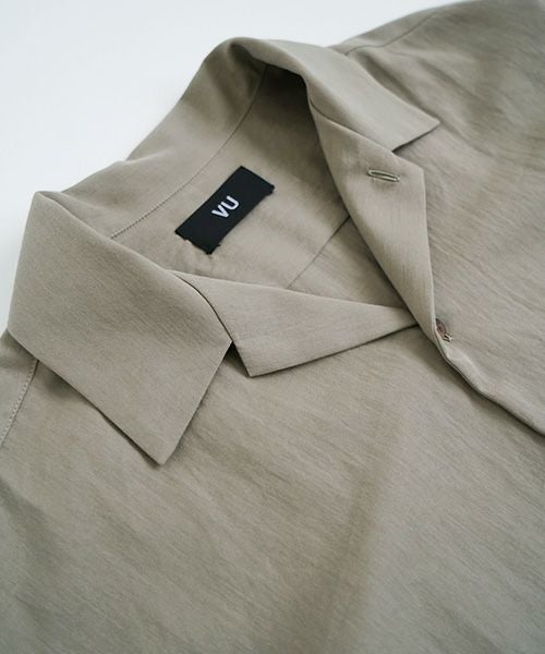 VU.ヴウ.open shirt vu-a23-s04[GREIGE]