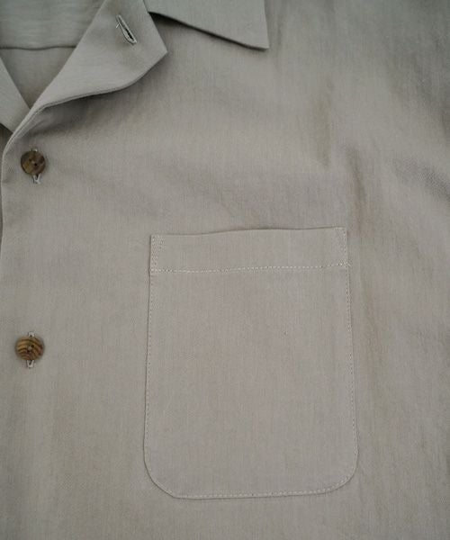 VU.ヴウ.open shirt vu-a23-s04[GREIGE]