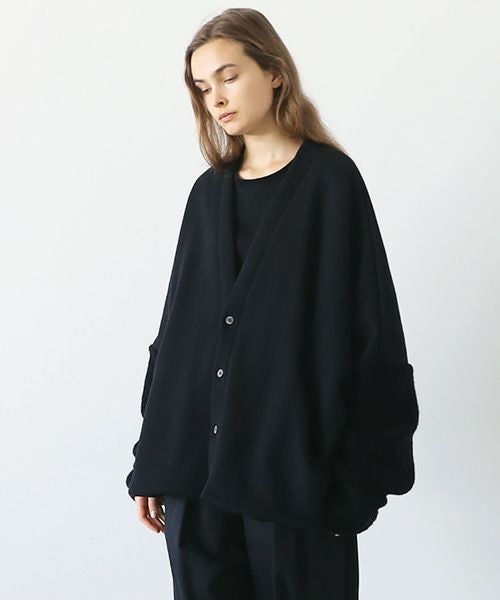 VU.ヴウ.boa sweat cardigan vu-a23-t07[BLACK]