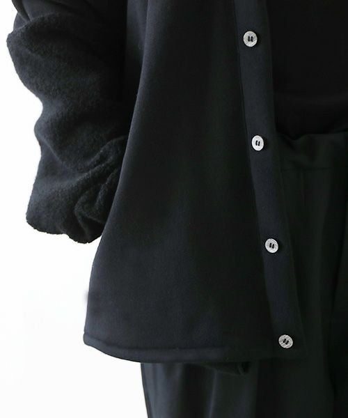 VU.ヴウ.boa sweat cardigan vu-a23-t07[BLACK]
