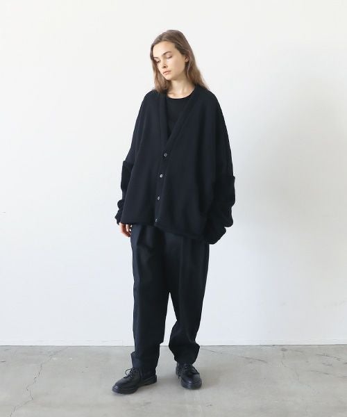 VU.ヴウ.boa sweat cardigan vu-a23-t07[BLACK]