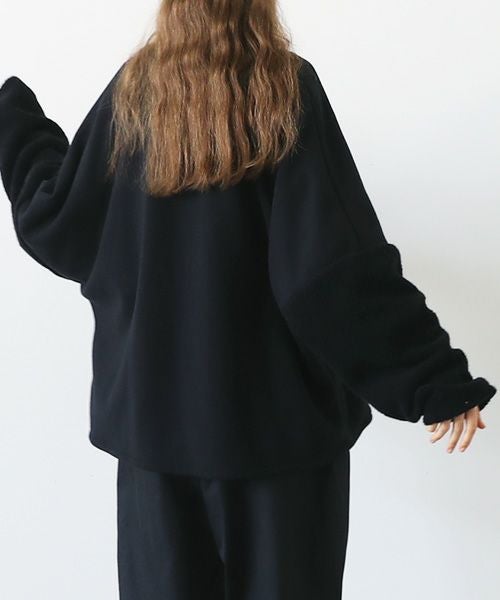 VU.ヴウ.boa sweat cardigan vu-a23-t07[BLACK]