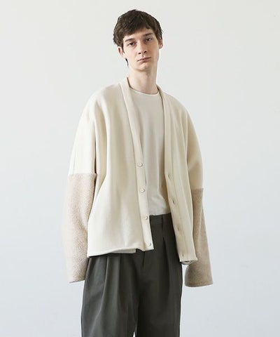 VU.ヴウ.boa sweat cardigan vu-a23-t07[OFF WHITE]