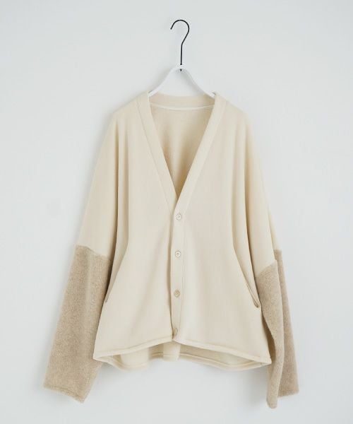 VU.ヴウ.boa sweat cardigan vu-a23-t07[OFF WHITE]