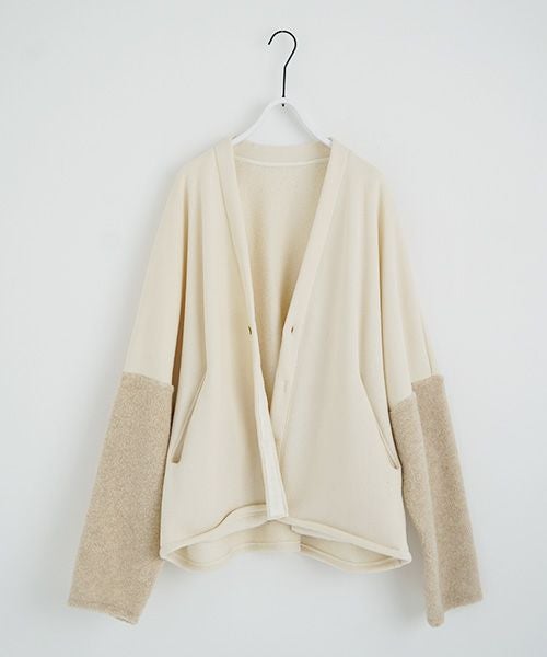 VU.ヴウ.boa sweat cardigan vu-a23-t07[OFF WHITE]