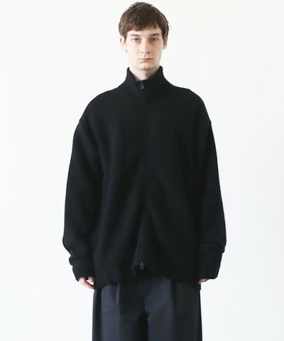 VU.ヴウ.zip knit cardigan vu-a23-k23[BLACK]