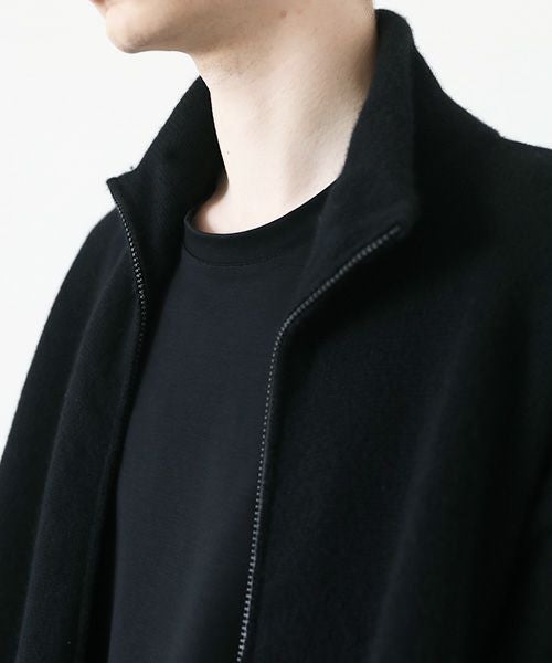 VU.ヴウ.zip knit cardigan vu-a23-k23[BLACK]
