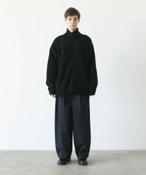 VU.ヴウ.zip knit cardigan vu-a23-k23[BLACK]