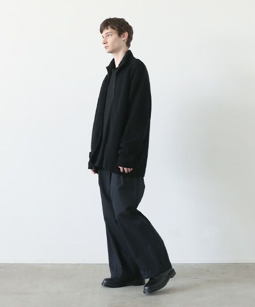 VU.ヴウ.zip knit cardigan vu-a23-k23[BLACK]