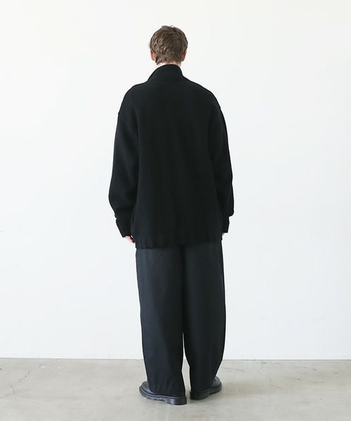 VU.ヴウ.zip knit cardigan vu-a23-k23[BLACK]