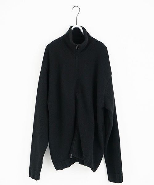 VU.ヴウ.zip knit cardigan vu-a23-k23[BLACK]