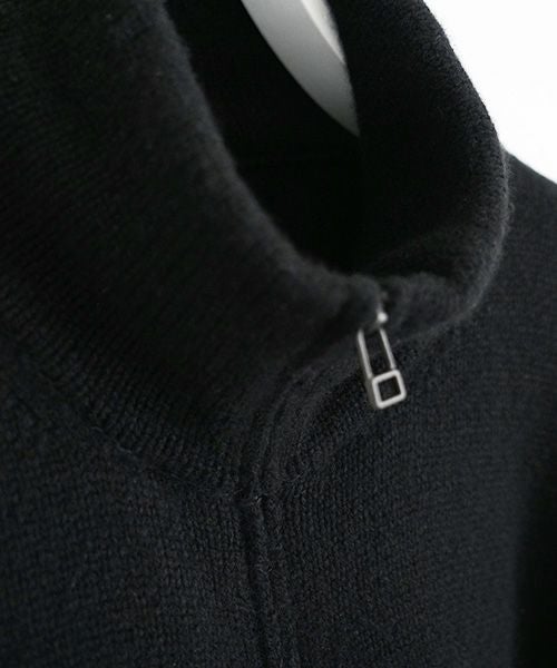 VU.ヴウ.zip knit cardigan vu-a23-k23[BLACK]