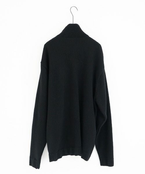 VU.ヴウ.zip knit cardigan vu-a23-k23[BLACK]