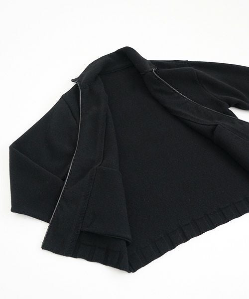VU.ヴウ.zip knit cardigan vu-a23-k23[BLACK]