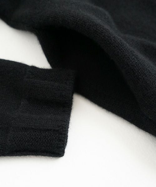 VU.ヴウ.zip knit cardigan vu-a23-k23[BLACK]