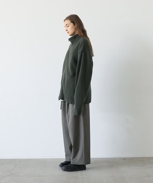 VU.ヴウ.zip knit cardigan vu-a23-k23[OLIVE]