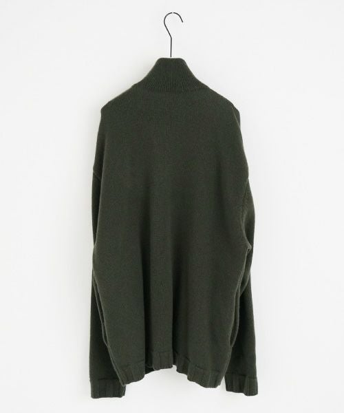 VU.ヴウ.zip knit cardigan vu-a23-k23[OLIVE]