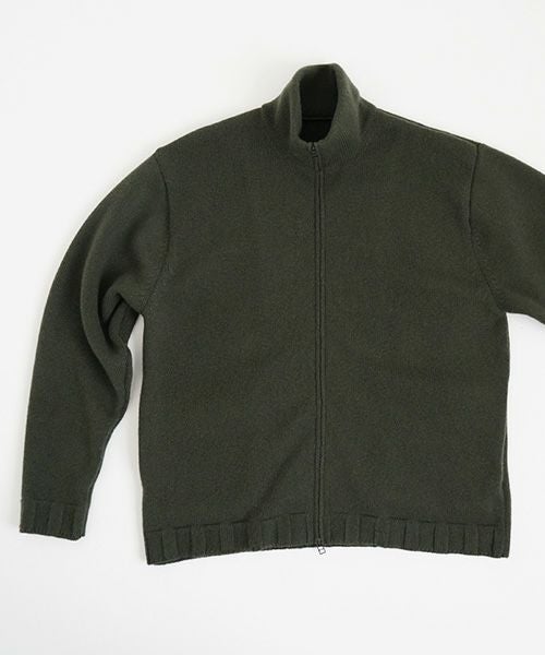 VU.ヴウ.zip knit cardigan vu-a23-k23[OLIVE]