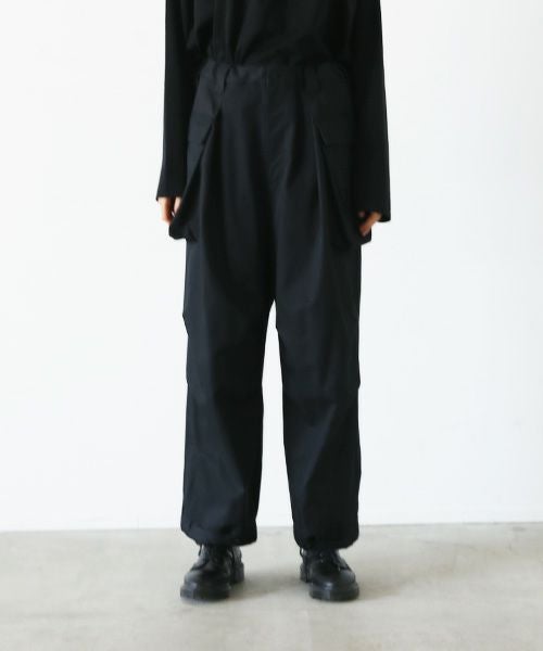VU.ヴウ.flight pants-FINX COTTON vu-a23-p08[BLACK]