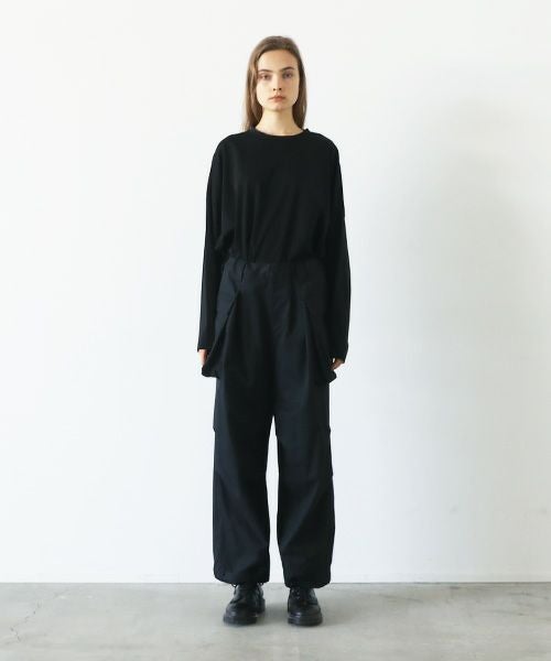 VU.ヴウ.flight pants-FINX COTTON vu-a23-p08[BLACK]